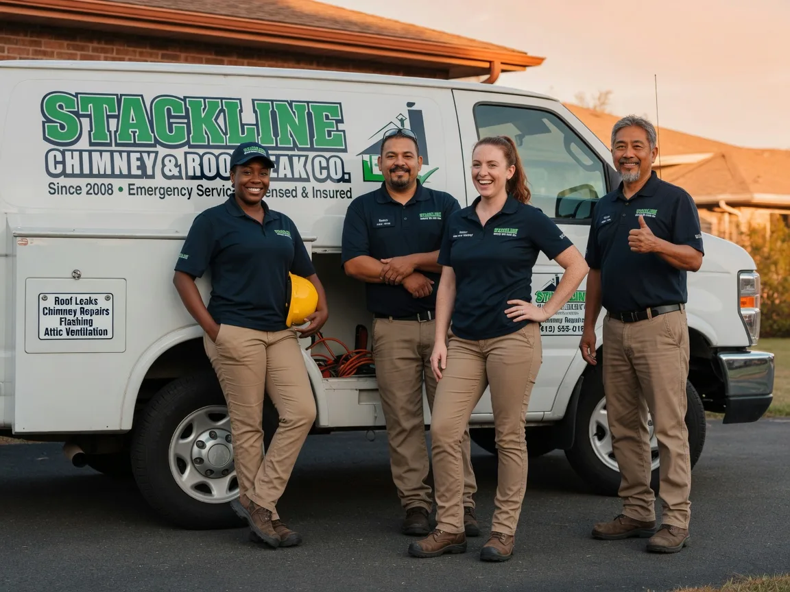 Chimney flashing repair company in Chubbuck, ID